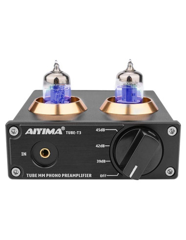 Preamplificador de Válvulas AIYIMA T3 para Tocadiscos MM
