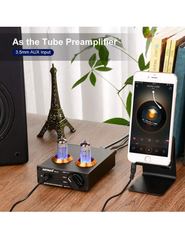 Preamplificador de Válvulas AIYIMA T3 para Tocadiscos MM