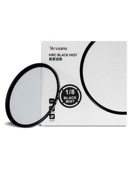 Filtro de Niebla Negra 1/8 82mm 7artisans Efecto Suave Filtro de Niebla Negra 1/8 82mm 7artisans Efecto Suave