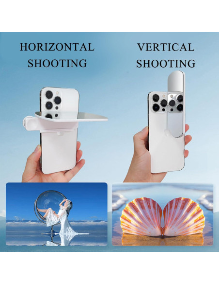 Espejo de Reflexión Clip WOWNOVA para Cámara de Smartphone Espejo de Reflexión Clip WOWNOVA para Cámara de Smartphone
