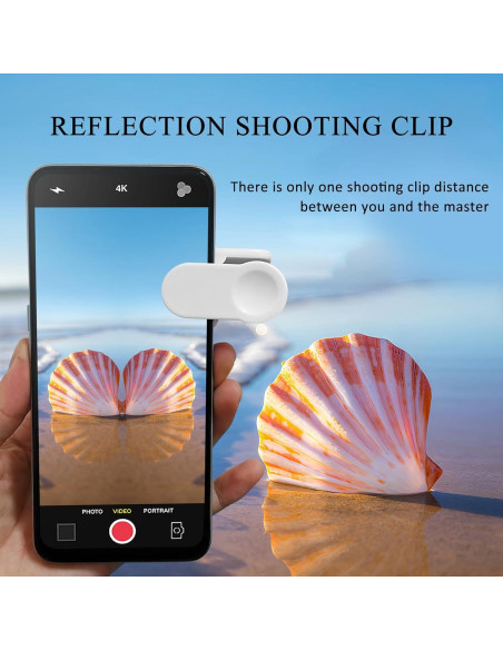 Espejo de Reflexión Clip WOWNOVA para Cámara de Smartphone Espejo de Reflexión Clip WOWNOVA para Cámara de Smartphone