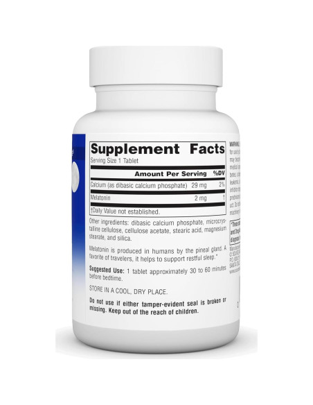 Melatonina 2 mg Source Naturals - 240 Tabletas Liberación Prolongada Melatonina 2 mg Source Naturals - 240 Tabletas Liberación Prolongada