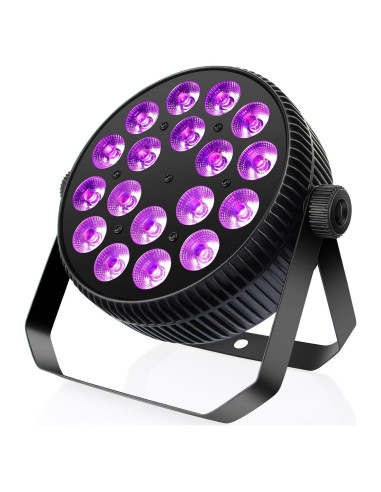 Par Light OPPSK 180W 18LED RGBWAUV Luz DMX para Eventos