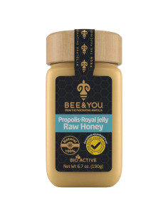 Miel Cruda con Jalea Real y Propóleos Bee and You 190.5g