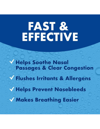 Spray Nasal Salino Arm & Hammer Simply Saline 124ml - Paquete de 2