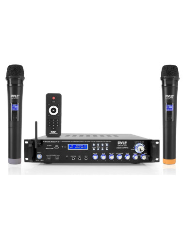 Amplificador Híbrido Pyle PWMA4004BT 3000W Bluetooth Karaoke