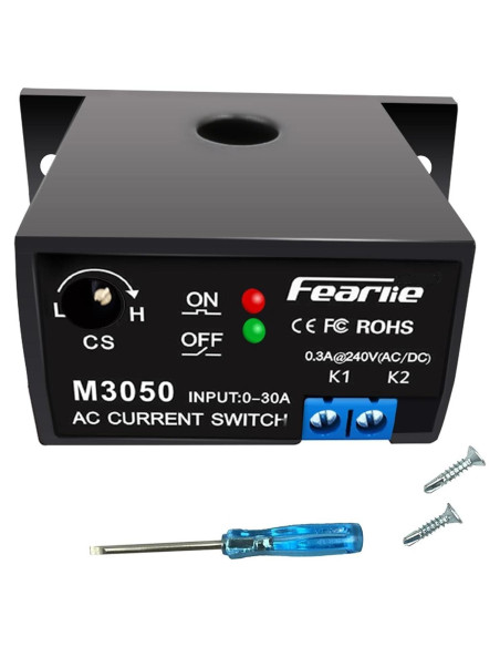 Relé de Detección de Corriente AC Nodehawk M3050 0-30A Relé de Detección de Corriente AC Nodehawk M3050 0-30A