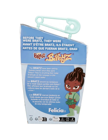 Muñeca Bratz Babyz Runwayz Felicia con Atuendo y Accesorios
