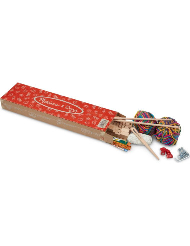 Telar de Tejido Multi-Craft Melissa & Doug - Madera, 83 m hilo