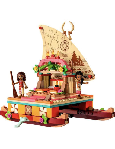 Set de construcción LEGO Disney Princess Moana 43210 con barco