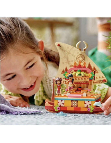 Set de construcción LEGO Disney Princess Moana 43210 con barco