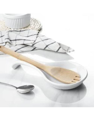 Soporte de Cuchara de Cerámica ONEMORE Grande Blanco