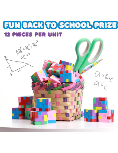 Borradores 3D Entervending Cubo Puzzle Mini 12 Piezas