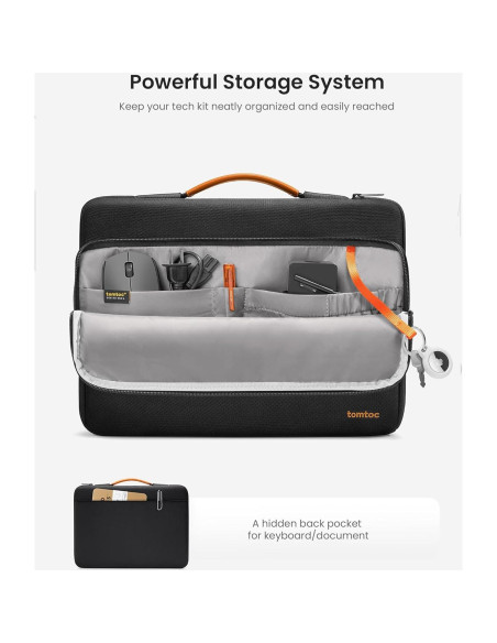 Funda Protectora tomtoc para Laptop 15.6" Negra A14E1D1 Funda Protectora tomtoc para Laptop 15.6" Negra A14E1D1