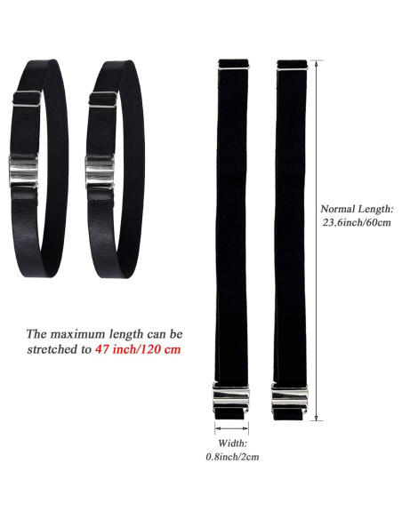 Cinturón de Muslo Ajustable Leoparts para Mujeres - Negro Cinturón de Muslo Ajustable Leoparts para Mujeres - Negro