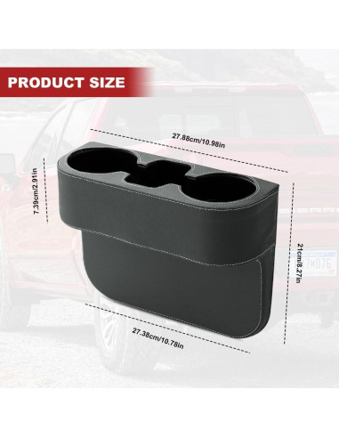 Soporte para Tazas y Organizador de Auto Lyxheth Gris