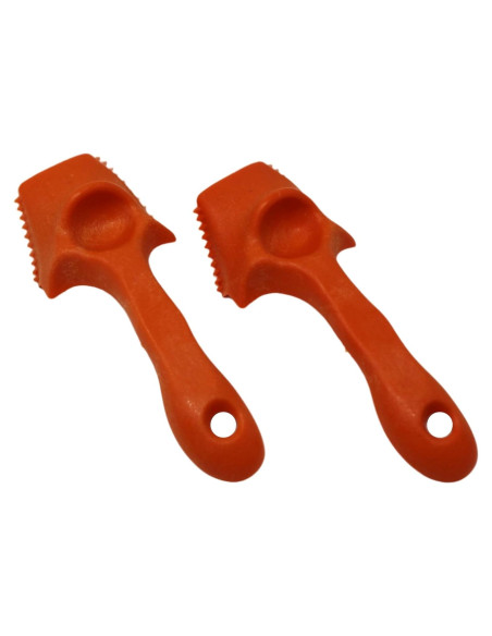 Escalador de Pescado de Plástico JSP Manufacturing - Naranja - 2 Unidades Escalador de Pescado de Plástico JSP Manufacturing - Naranja - 2 Unidades
