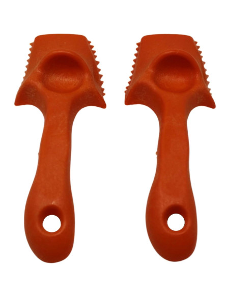 Escalador de Pescado de Plástico JSP Manufacturing - Naranja - 2 Unidades Escalador de Pescado de Plástico JSP Manufacturing - Naranja - 2 Unidades
