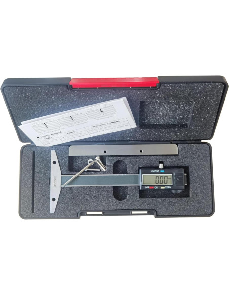 Calibrador de profundidad digital SWISEE 0-150mm con pantalla LCD Calibrador de profundidad digital SWISEE 0-150mm con pantalla LCD
