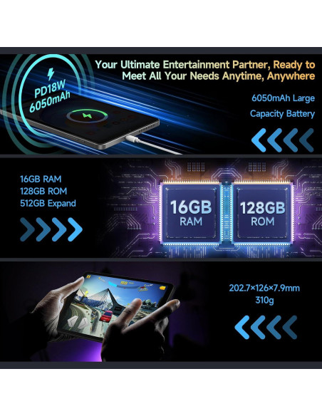 Tableta ALLDOCUBE iPlay 60 Mini Pro 8.4" 16GB+128GB 4G LTE Tableta ALLDOCUBE iPlay 60 Mini Pro 8.4" 16GB+128GB 4G LTE