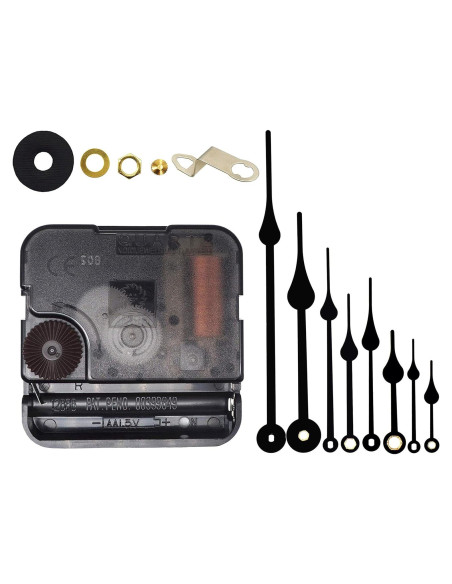 Mecanismo de Reloj de Cuarzo TIKROUND DIY 18mm Eje Largo Mecanismo de Reloj de Cuarzo TIKROUND DIY 18mm Eje Largo