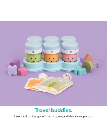 Sistema de Preparación de Comida para Bebés NutriBullet NBY-50100 900ml Sistema de Preparación de Comida para Bebés NutriBullet NBY-50100 900ml