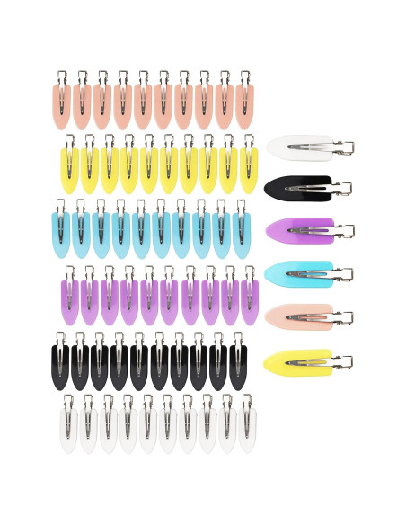 Pinzas para el cabello DF, 60 piezas 5.8cm, 6 colores Pinzas para el cabello DF, 60 piezas 5.8cm, 6 colores