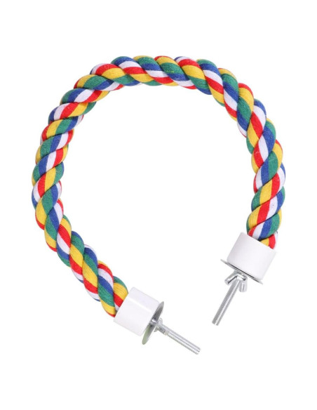 Percha de Cuerda para Aves iplusmile 60cm Accesorios Jaula Percha de Cuerda para Aves iplusmile 60cm Accesorios Jaula