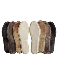 Paquete de 4 Plantillas de Felpa Sintética Bellcon Talla 43