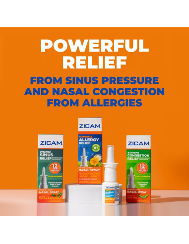 Zicam Spray Nasal Sin Goteo 14.79 ml Alivio Congestión