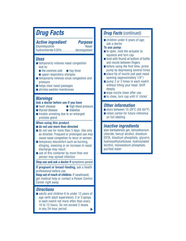 Zicam Spray Nasal Sin Goteo 14.79 ml Alivio Congestión