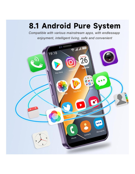 Smartphone Mini Viqee S24 3GB RAM 64GB Doble SIM Pantalla 3" Smartphone Mini Viqee S24 3GB RAM 64GB Doble SIM Pantalla 3"