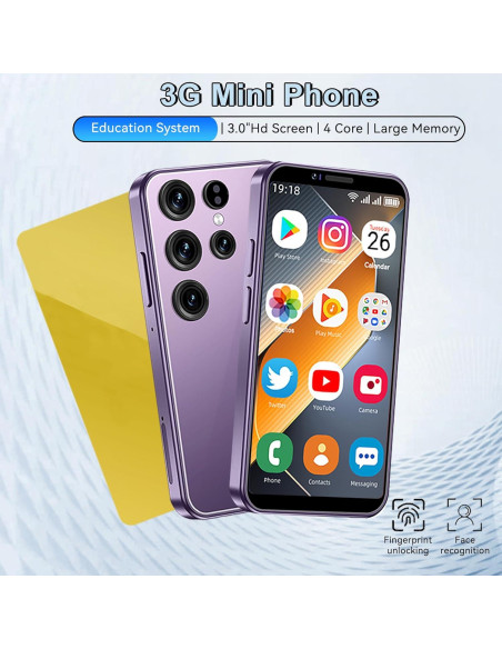 Smartphone Mini Viqee S24 3GB RAM 64GB Doble SIM Pantalla 3" Smartphone Mini Viqee S24 3GB RAM 64GB Doble SIM Pantalla 3"