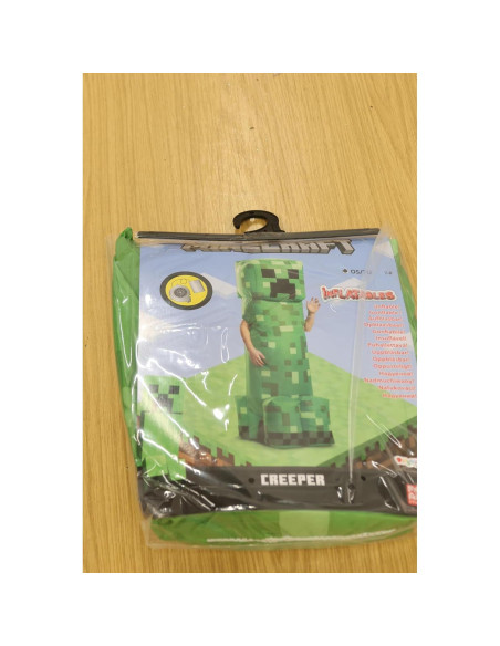 Disfraz Inflable Creeper Minecraft para Niño - Tamaño Único Disfraz Inflable Creeper Minecraft para Niño - Tamaño Único