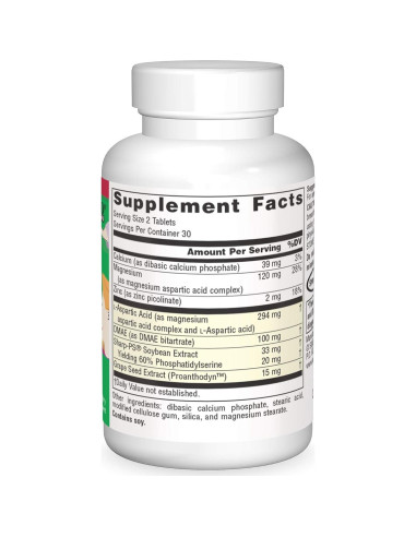 Suplemento Cognitivo Niños Source Naturals 60 Tabletas