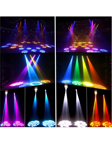 Luces de escenario Big Dipper 35W DMX 512 8 gobos 8 colores