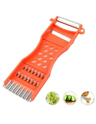 Pelador Multifuncional Saim 2 Pcs - Rallador de Frutas y Verduras