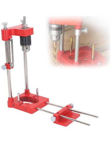Localizador de Taladro de Carpintería NOENNULL - Aluminio Ajustable