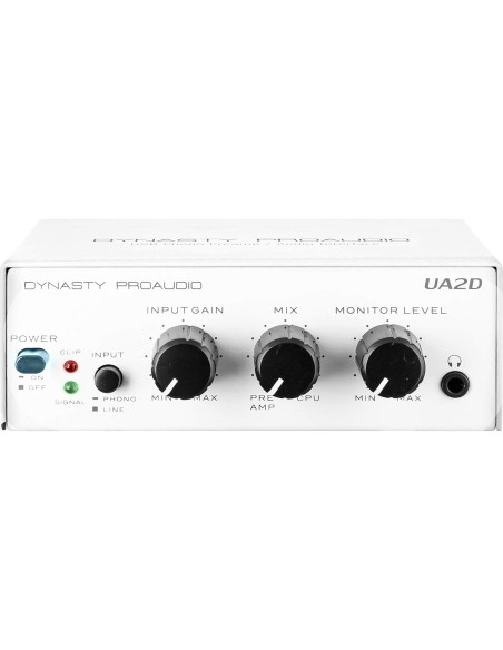Preamplificador USB Dynasty ProAudio UA2D RIAA Bajo Ruido Preamplificador USB Dynasty ProAudio UA2D RIAA Bajo Ruido