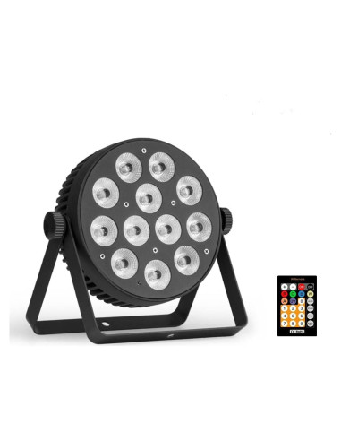 Luz de Escenario LED Par Wash DMX RGBWAUV 6in1 DJ