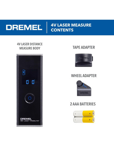 Dremel Medidor Láser 3 en 1 HSLM-01 con Cinta y Rueda