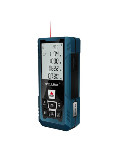 Medidor de Distancia Láser WELLRAY 150m con Sensor de Ángulo