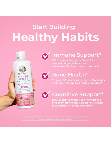 Multivitamina Orgánica para Mujeres MaryRuth 450 ml - Sin Azúcar Multivitamina Orgánica para Mujeres MaryRuth 450 ml - Sin Azúcar
