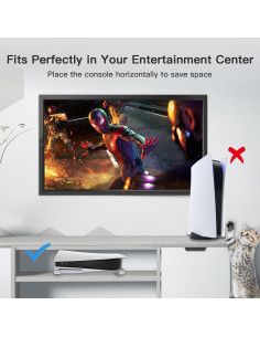 Soporte Horizontal NexiGo PS5 Blanco - Base Antideslizante 2