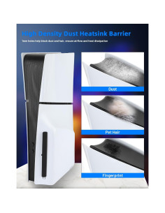 Cubierta Antipolvo Racrank PS5 Slim - Ligera y Duradera 2