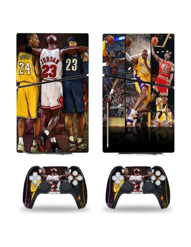 Pegatina Vinilo PS5 Slim Disco Baloncesto Vanknight