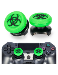Extensor de Thumbstick PlayRealm PS5/PS4 + Agarre Silicona
