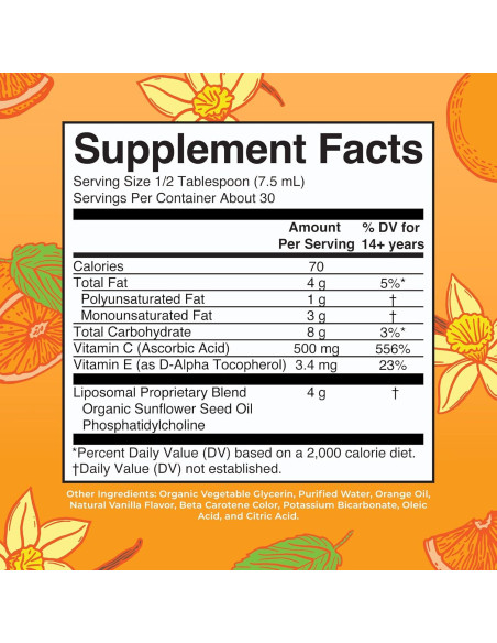 Suplemento de Vitamina C Liposomal MaryRuth 500mg 30 Porciones Suplemento de Vitamina C Liposomal MaryRuth 500mg 30 Porciones