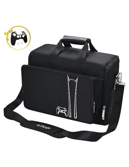 Funda Dura G-STORY para PS5 con Compartimentos y Protector Funda Dura G-STORY para PS5 con Compartimentos y Protector