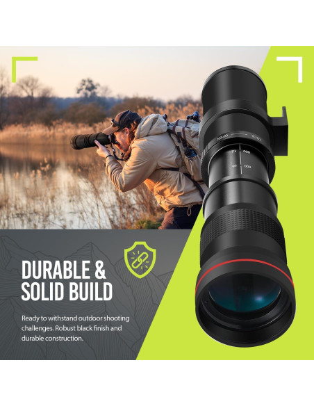 Lente Telefoto 420-800mm f/8 BM Premium para Nikon DSLR Lente Telefoto 420-800mm f/8 BM Premium para Nikon DSLR